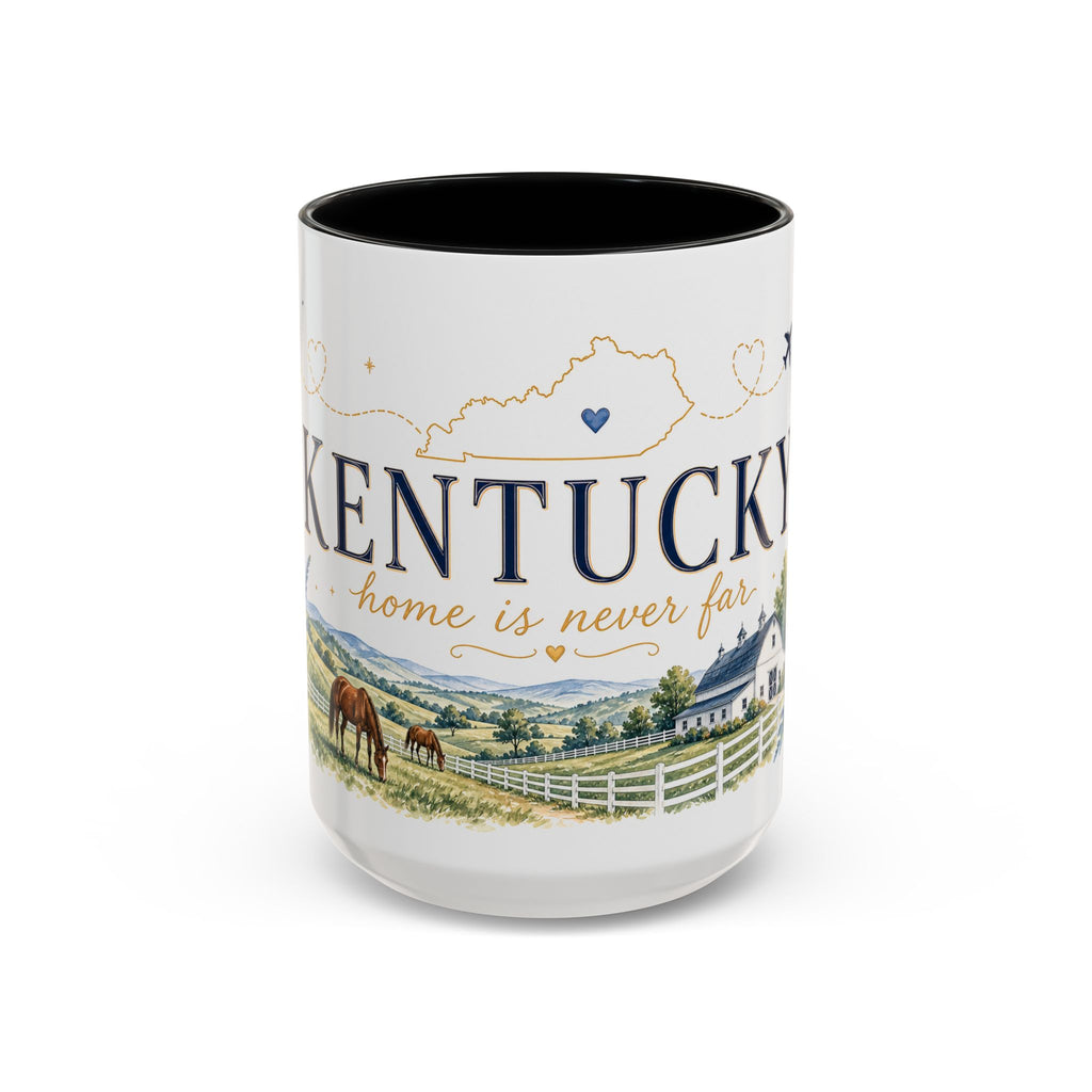 Kentucky Home State Mug | Moving Away Gift | Long Distance Friendship Coffee Cup | 11oz 15oz Accent Mug
