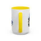 Acadia National Park Coffee Mug | Solid Color Block Park Souvenir | 11oz 15oz Accent Mug