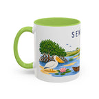 Senegal Soccer Coffee Mug | World Cup Fan Gift | Accent Color Ceramic 11oz 15oz Match Day Cup