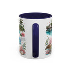 Maldives Coffee Mug | Travel Destination Souvenir Gift | Accent Color Ceramic 11oz 15oz
