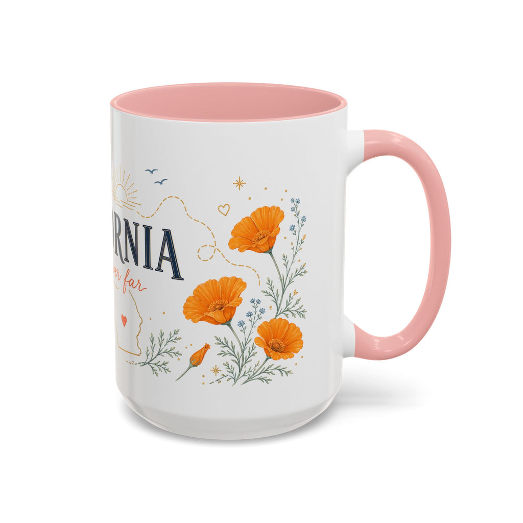 California Home State Mug | Moving Away Gift | Long Distance Friendship Coffee Cup