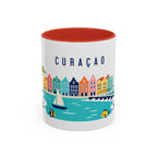 Curaçao Coffee Mug | Travel Souvenir Accent Mug | Country Gift Ceramic Cup 11oz 15oz