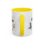 Dubai Coffee Mug | UAE Souvenir Travel Gift | Accent Color Ceramic 11oz 15oz
