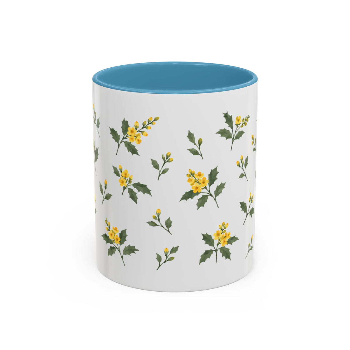 Oregon Oregon Grape Mug, State Flower Floral Coffee Cup, 11oz Botanical Gift