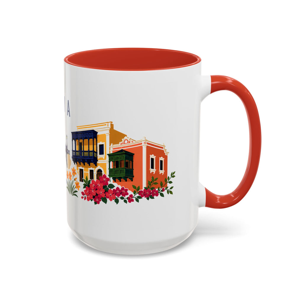 Lima Coffee Mug | Peru Travel Souvenir | Porcelain Decal City Gift | 11oz 15oz Accent Mug