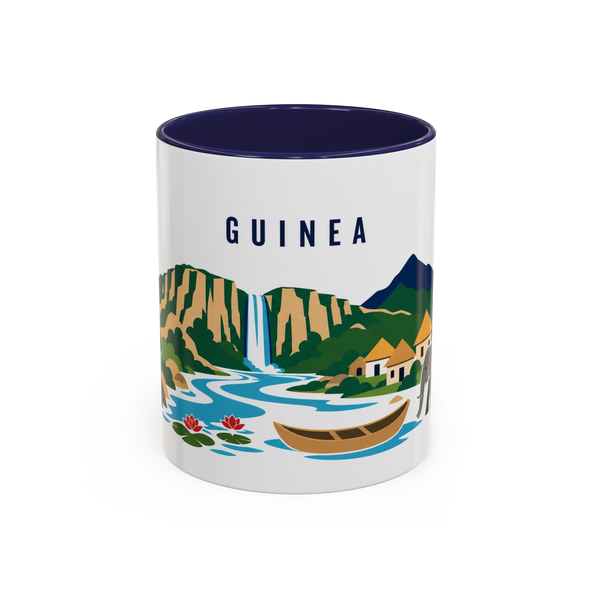 Guinea Coffee Mug | Travel Souvenir Accent Mug | Country Gift Ceramic Cup 11oz 15oz