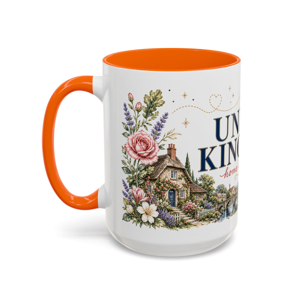 United Kingdom Home Country Mug | Moving Away Gift | Long Distance Friendship | 11 oz 15 oz Accent Mug