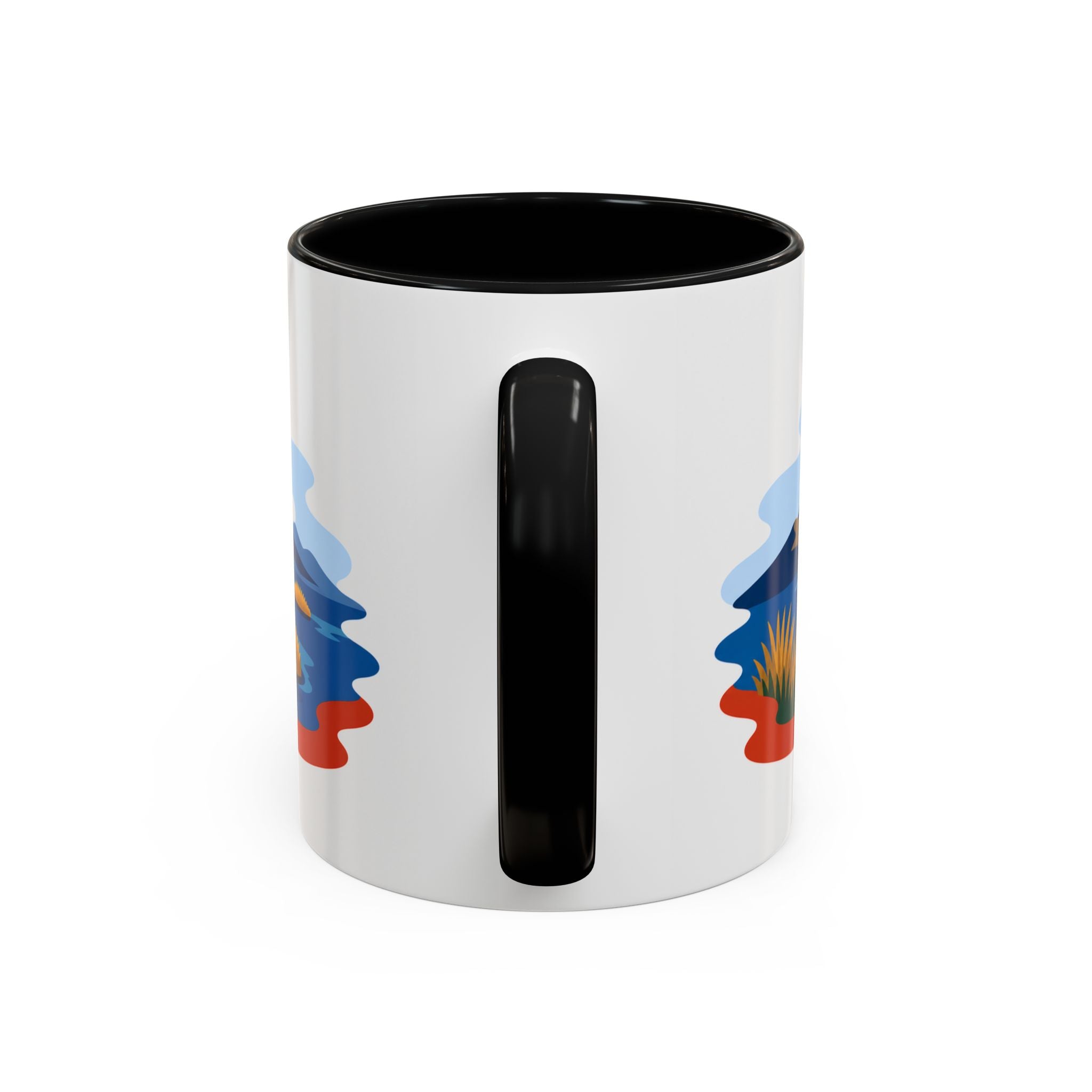 Lake Titicaca Coffee Mug | Travel Destination Souvenir Gift | Accent Color Ceramic 11oz 15oz
