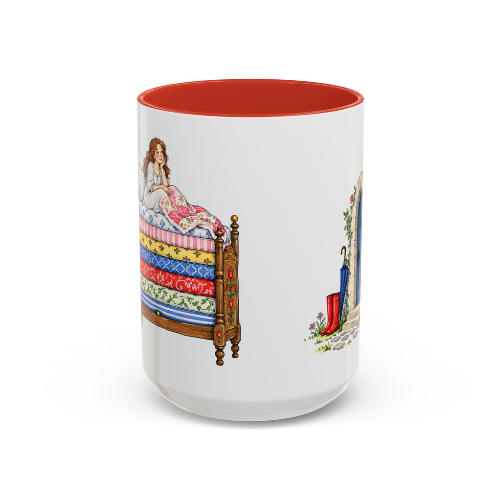 The Princess and the Pea Mug | Storybook Fairy Tale Accent Coffee Mug | EveryLegend
