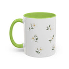 Idaho Syringa Mug, State Flower Floral Coffee Cup, 11oz Botanical Gift