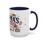 Grandma's Kitchen Hugs Coffee Mug | Gift From Grandkids | Accent Color Ceramic 11oz 15oz