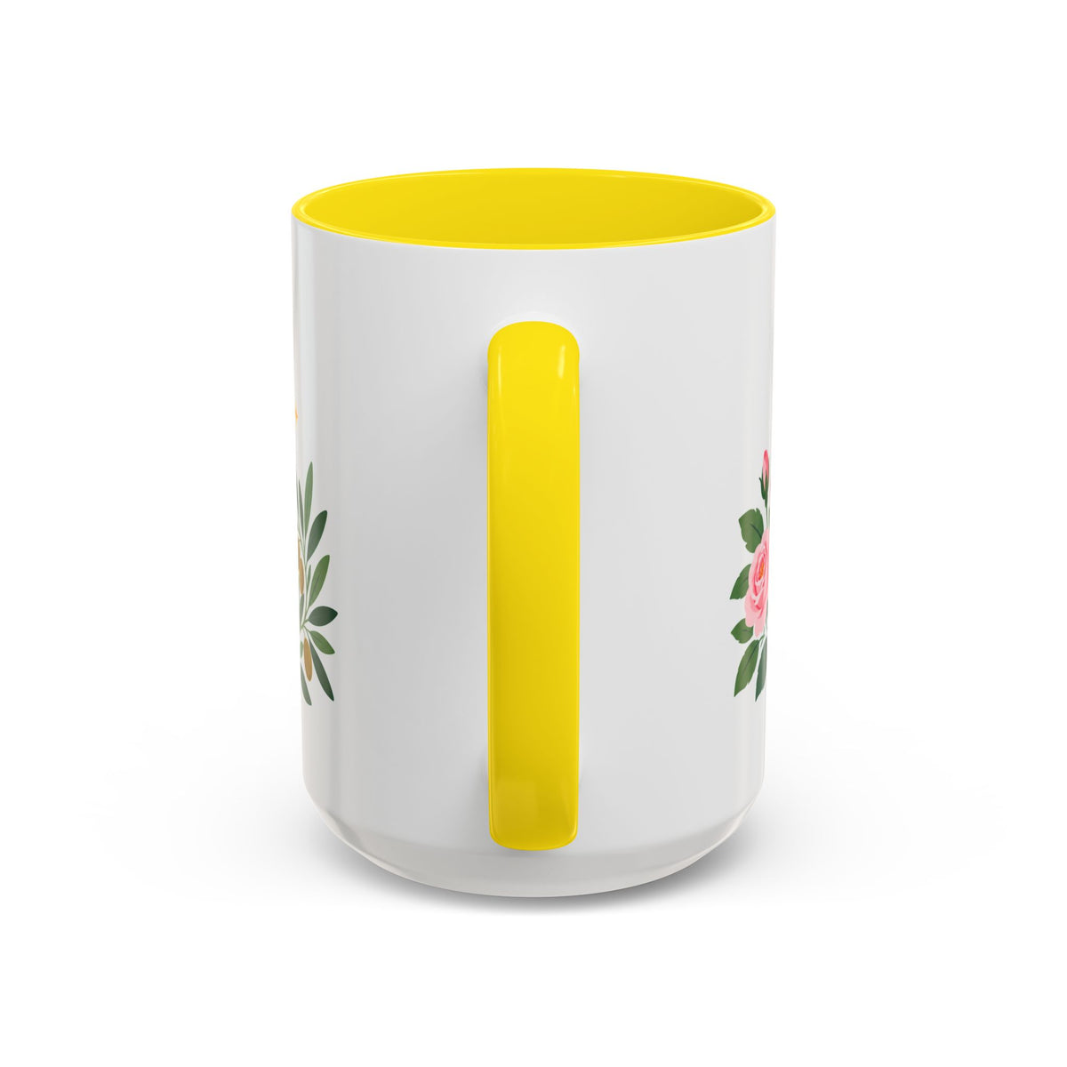 Libra Zodiac Coffee Mug | Scales and Rose Design | Astrology Birthday Gift | 11 oz 15 oz Ceramic Accent Mug