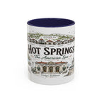 Hot Springs National Park Coffee Mug | Arkansas Thermal Spring Spa Gift | Accent Color Ceramic 11oz 15oz