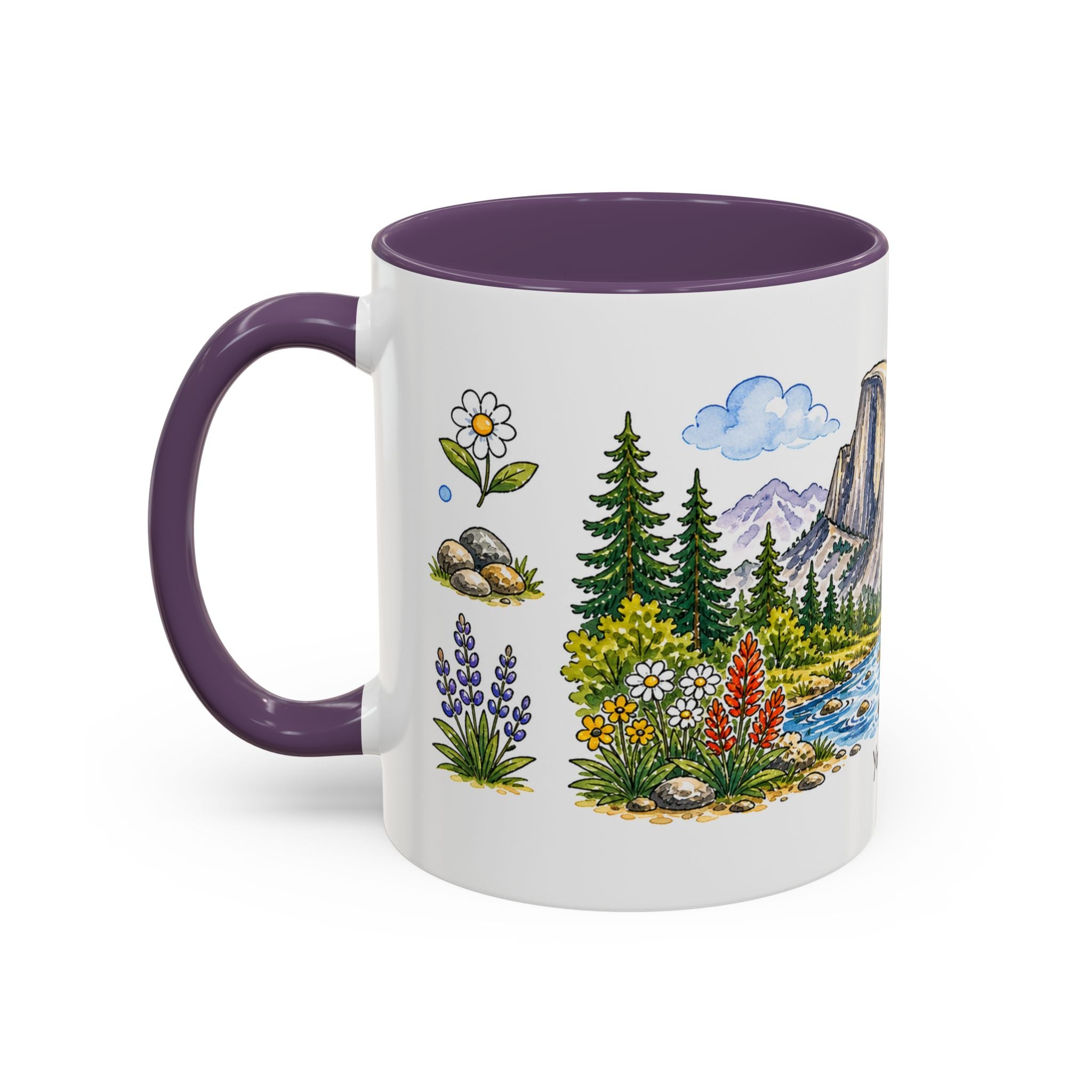 Yosemite National Park Mug | US Travel Souvenir Accent Coffee Mug | 11oz 15oz Ceramic Cup