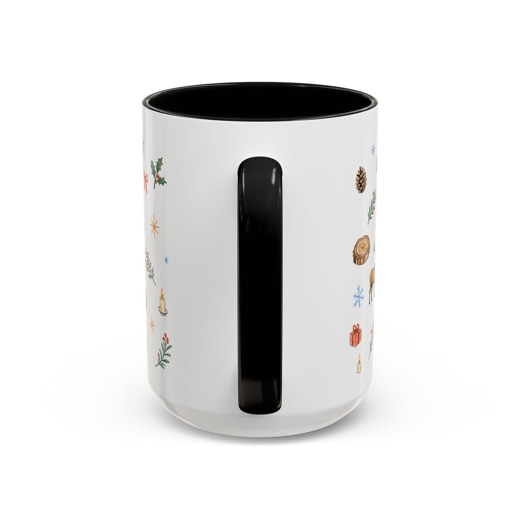Redwood National Park Christmas Mug | Watercolor Travel Souvenir | Holiday Gift | Accent Ceramic Coffee Cup 11oz 15oz