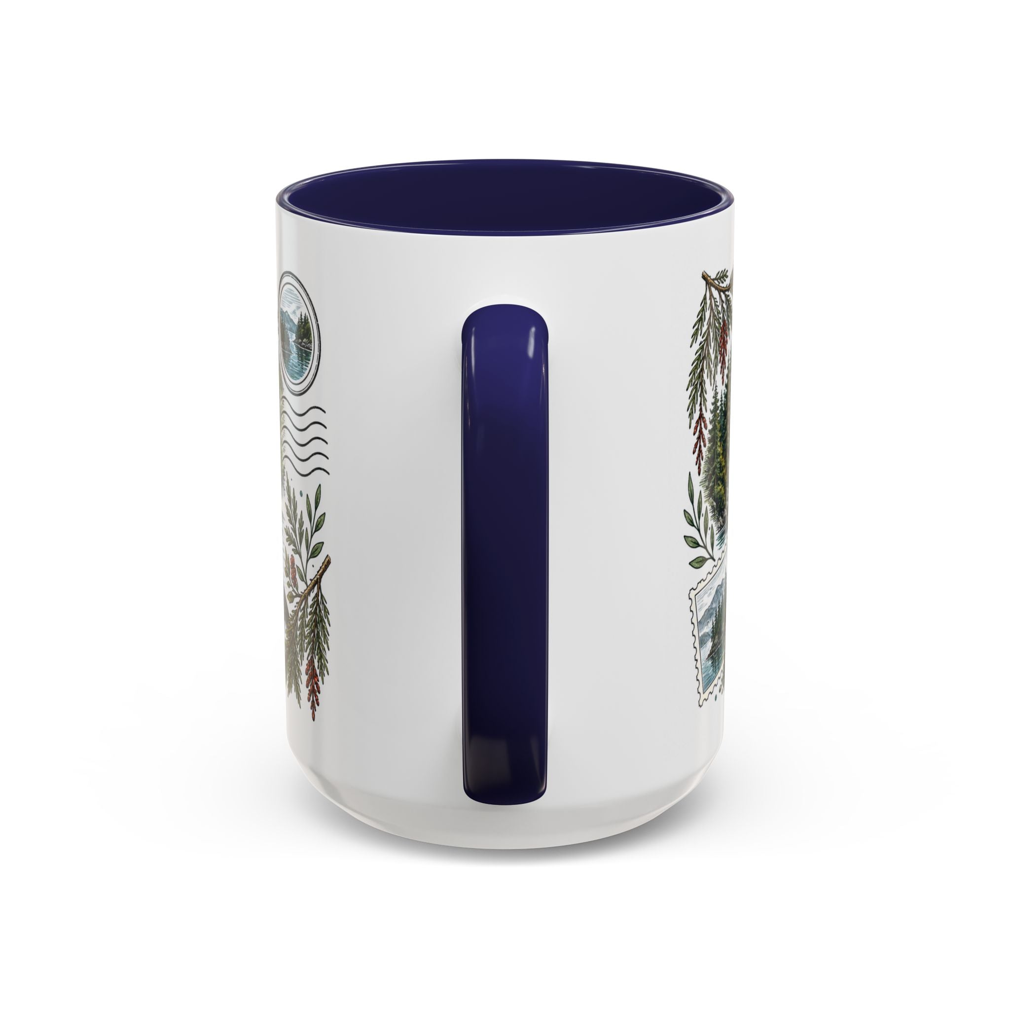 Queen Charlotte Sound Coffee Mug | Travel Destination Souvenir Gift | Accent Color Ceramic 11oz 15oz