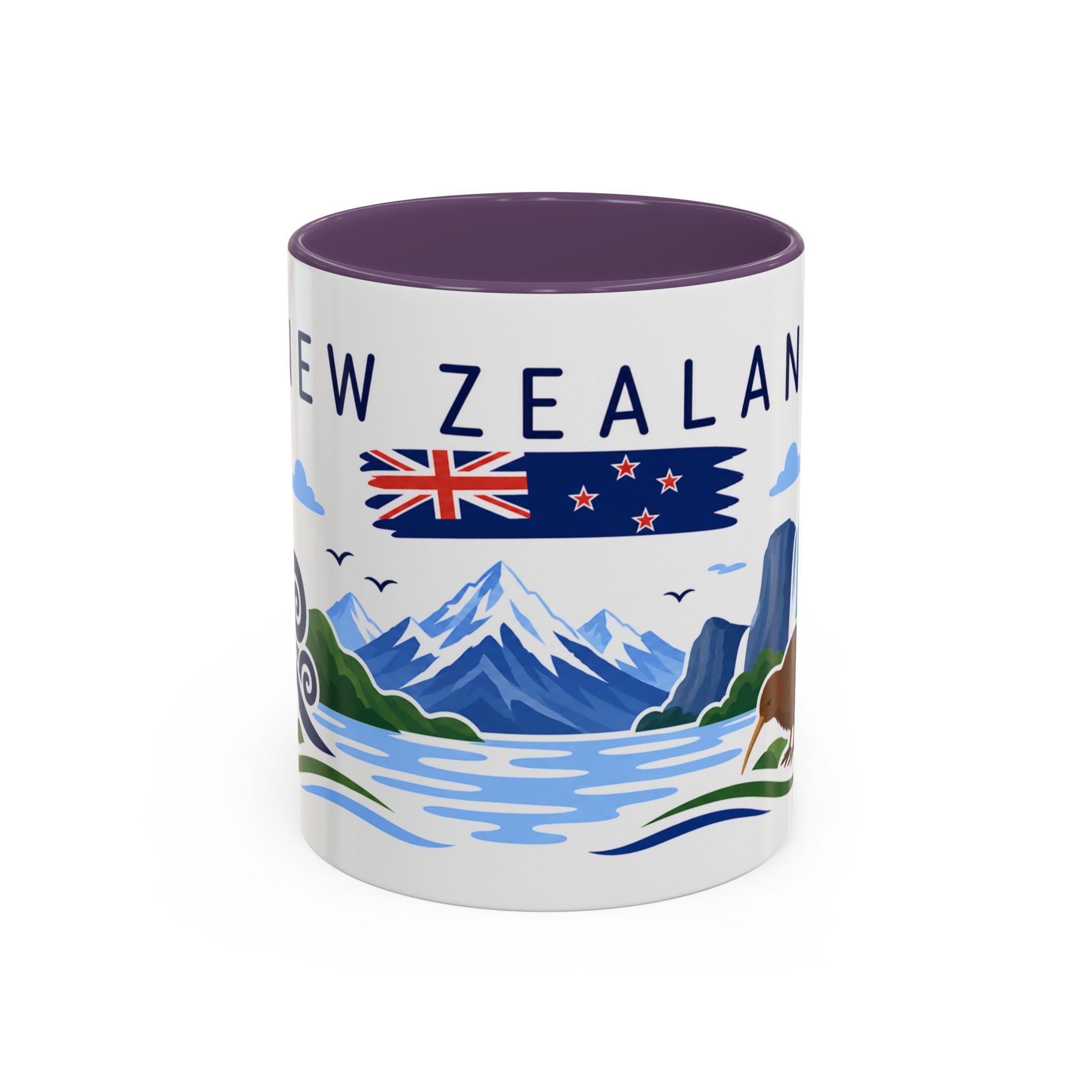 New Zealand Coffee Mug | Travel Souvenir Accent Mug | Country Gift Ceramic Cup 11oz 15oz