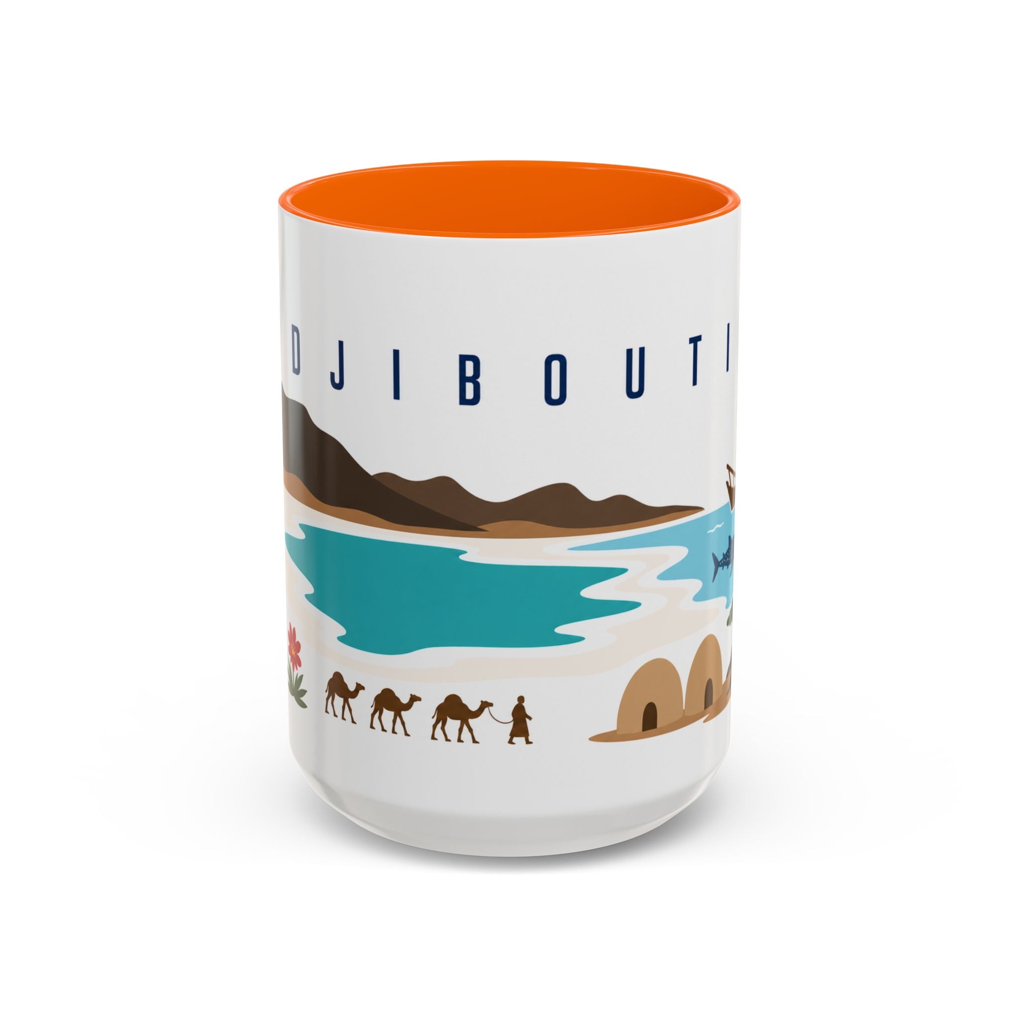 Djibouti Coffee Mug | Travel Souvenir Accent Mug | Country Gift Ceramic Cup 11oz 15oz