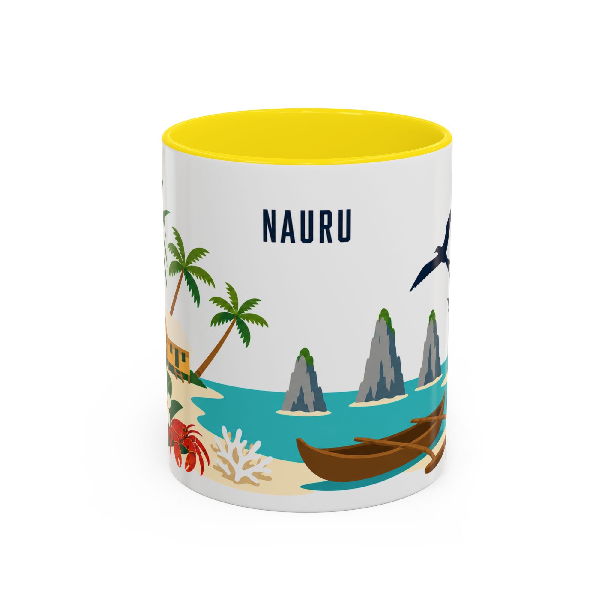 Nauru Coffee Mug | Travel Souvenir Accent Mug | Country Gift Ceramic Cup 11oz 15oz