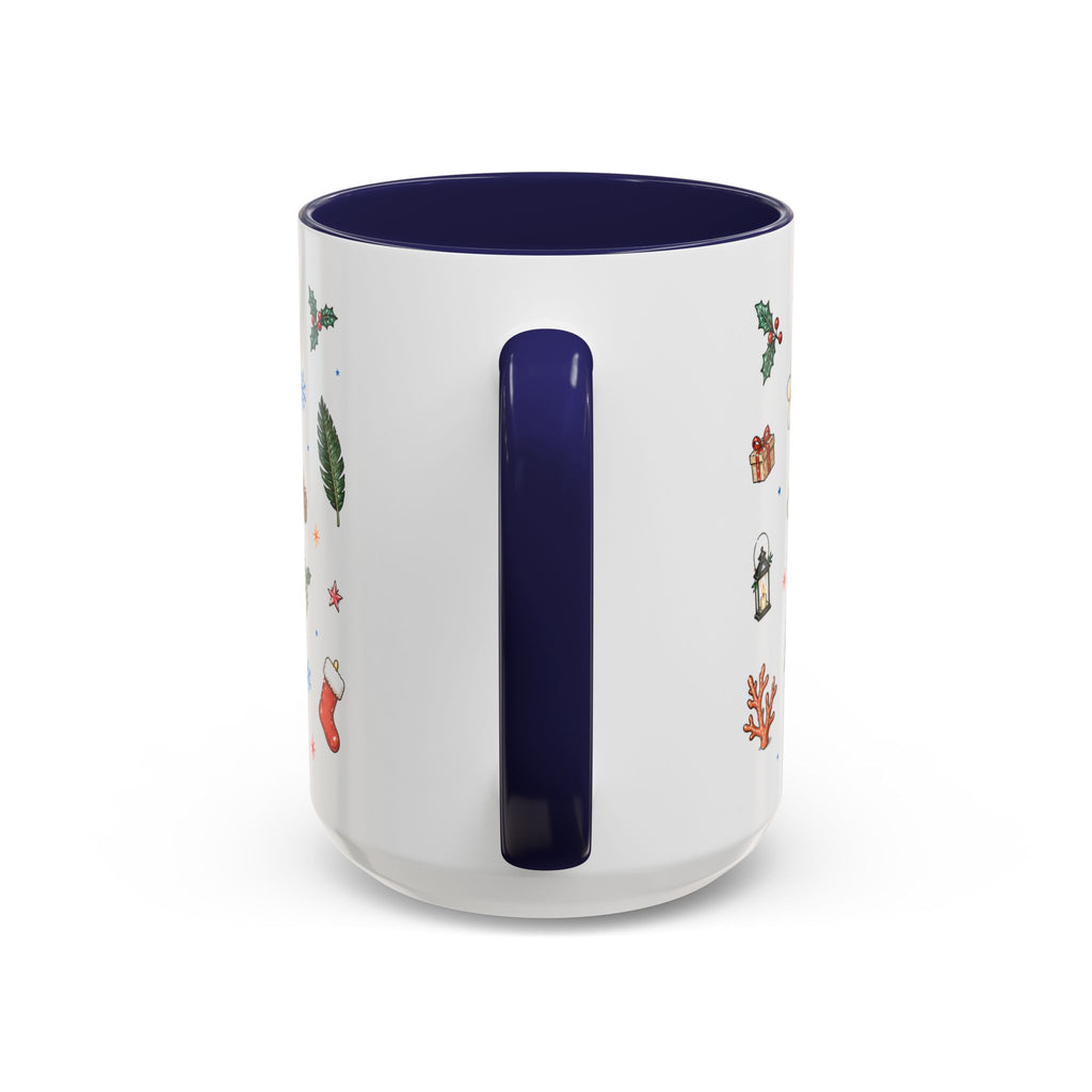 Honolulu Christmas Mug | Watercolor City Souvenir | Ceramic Coffee Cup (11oz 15oz)