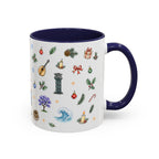 Lisbon Christmas Mug | Watercolor City Souvenir | Ceramic Coffee Cup 11oz 15oz