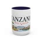 Tanzania Home Country Mug | Moving Away Gift | Long Distance Friendship | 11 oz 15 oz Accent Mug