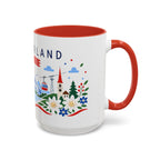 Switzerland Coffee Mug | Travel Souvenir Accent Mug | Country Gift Ceramic Cup 11oz 15oz