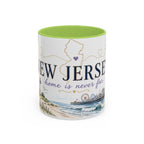 New Jersey Home State Mug | Moving Away Gift | Long Distance Friendship Coffee Cup | 11oz 15oz Accent Mug