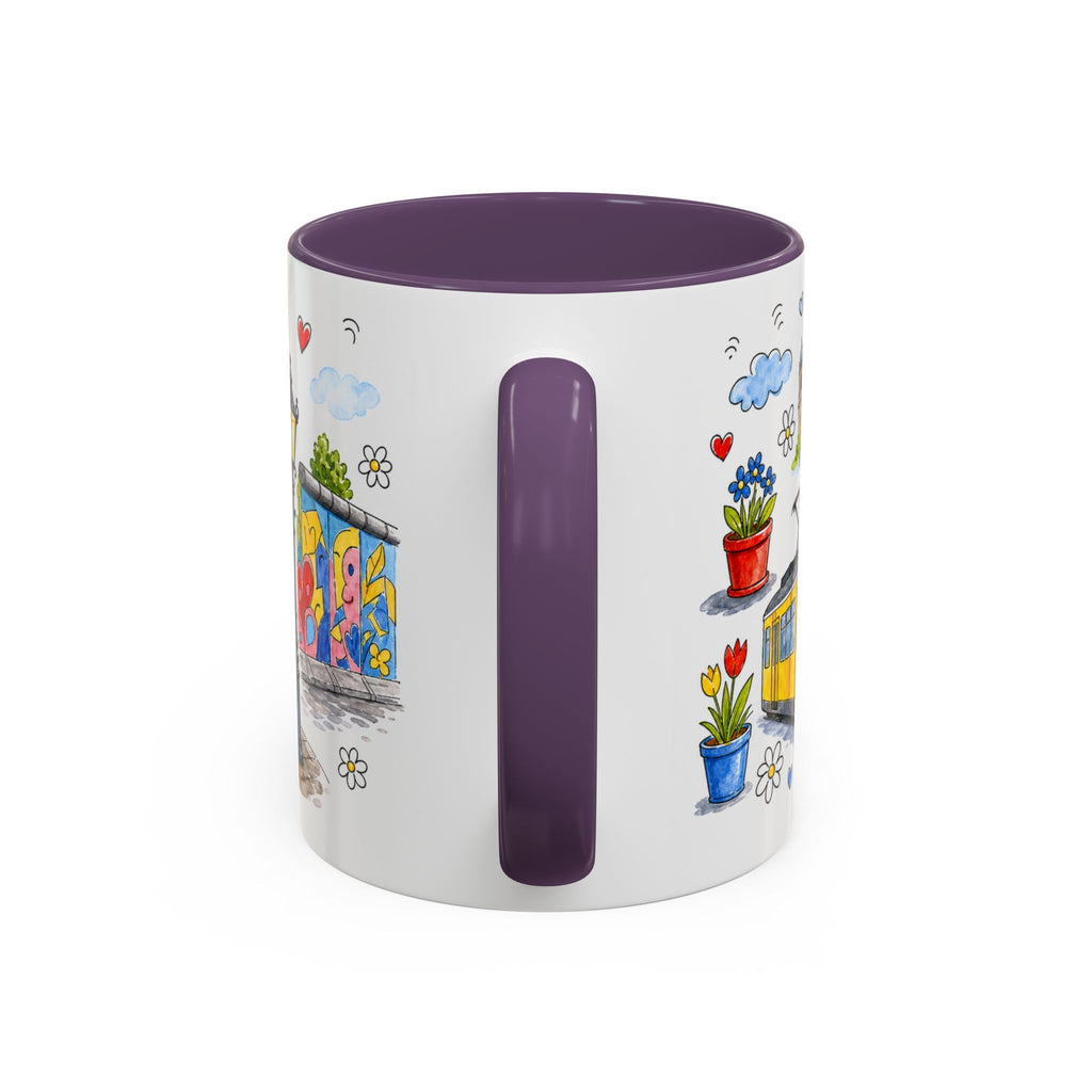 Berlin Travel Mug | European City Souvenir Accent Coffee Mug | 11oz 15oz Ceramic Cup