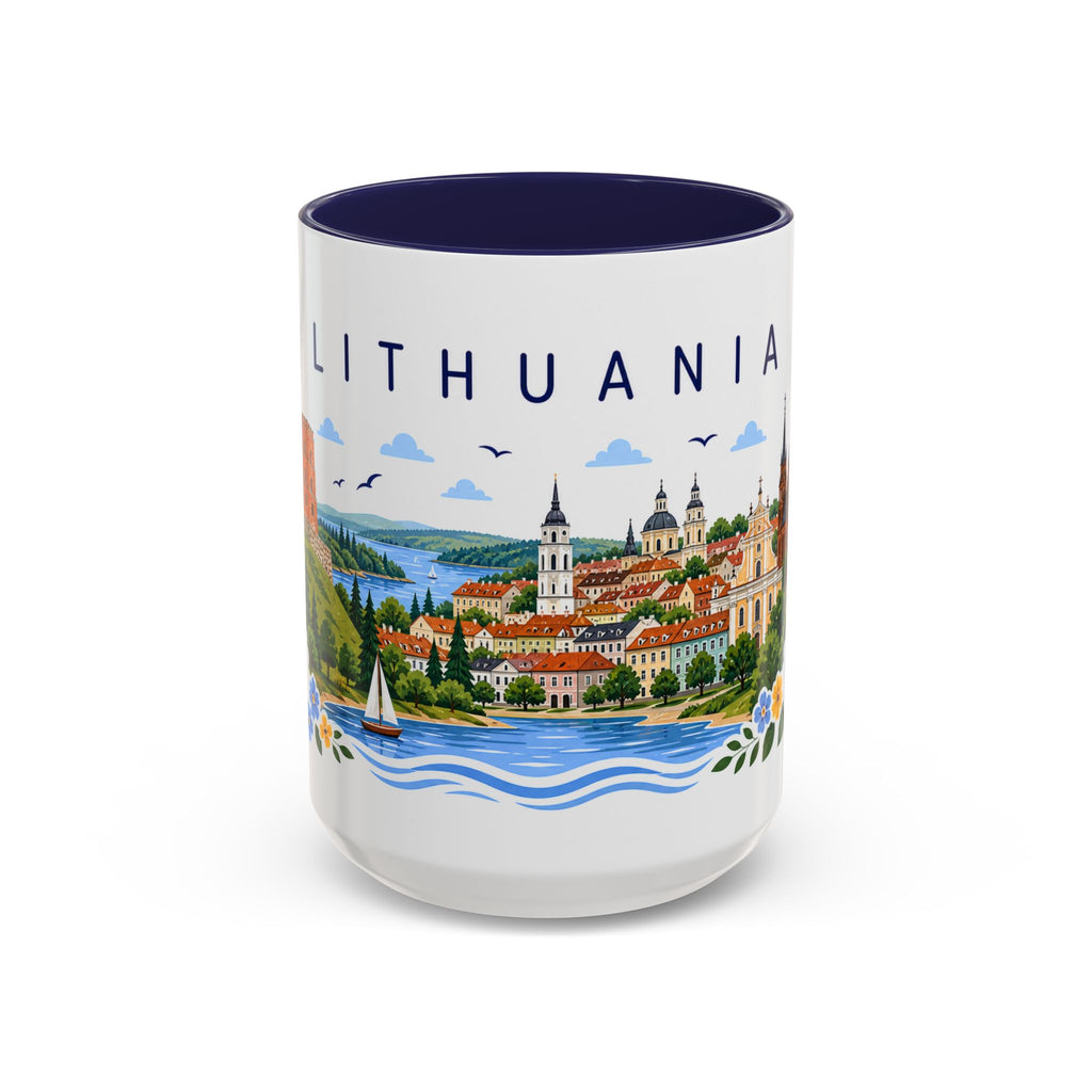 Lithuania Coffee Mug | Travel Souvenir Accent Mug | Place Gift Ceramic Cup 11oz 15oz