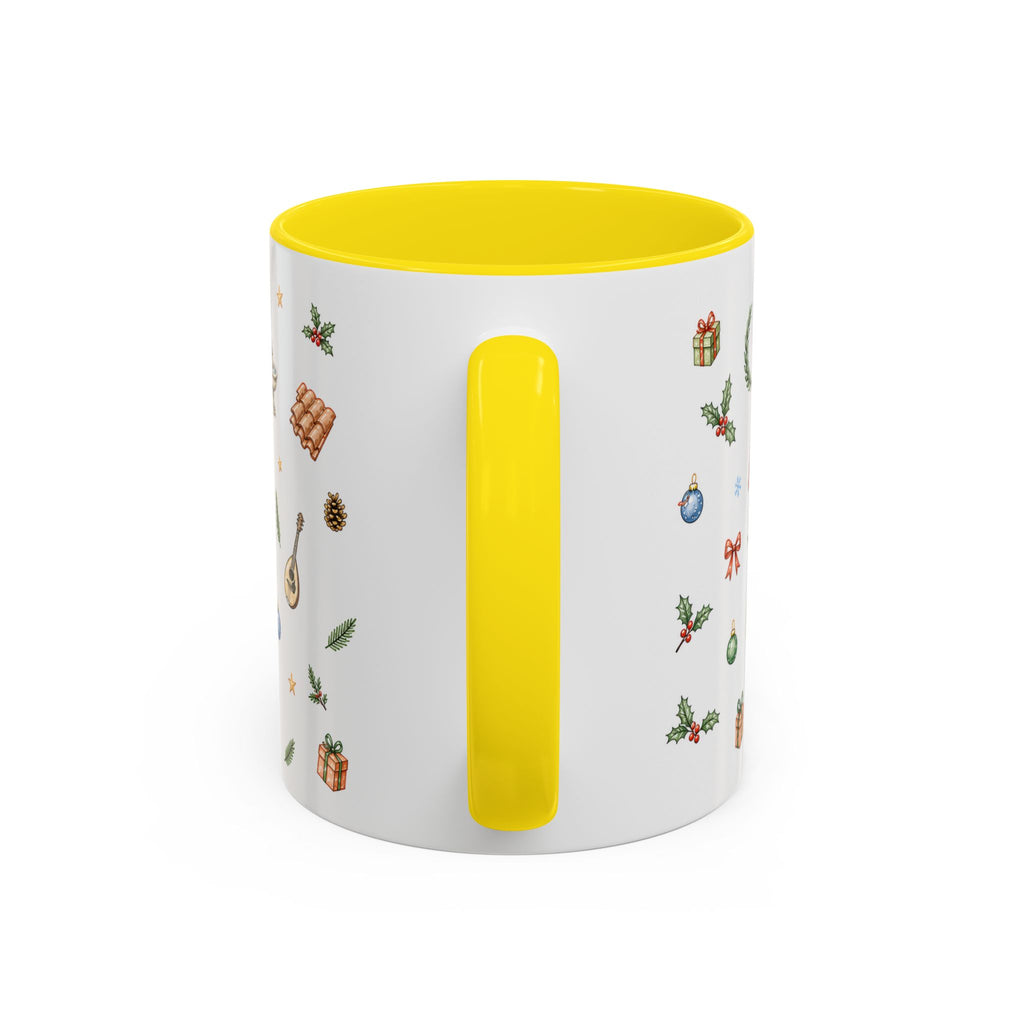 Rome Christmas Mug | Watercolor City Souvenir | Ceramic Coffee Cup