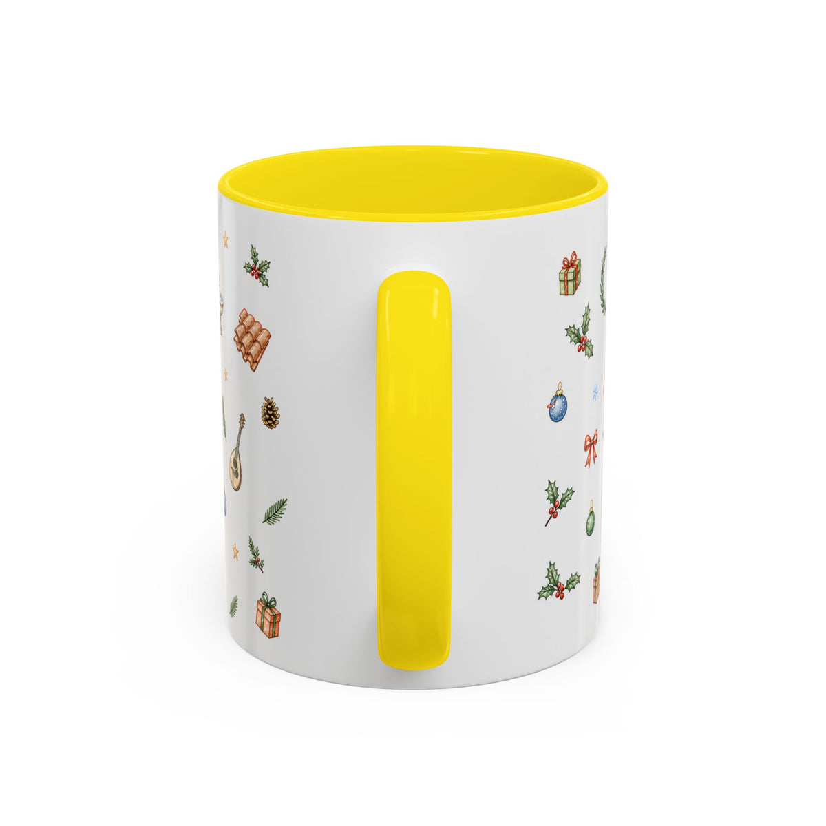 Rome Christmas Mug | Watercolor City Souvenir | Ceramic Coffee Cup