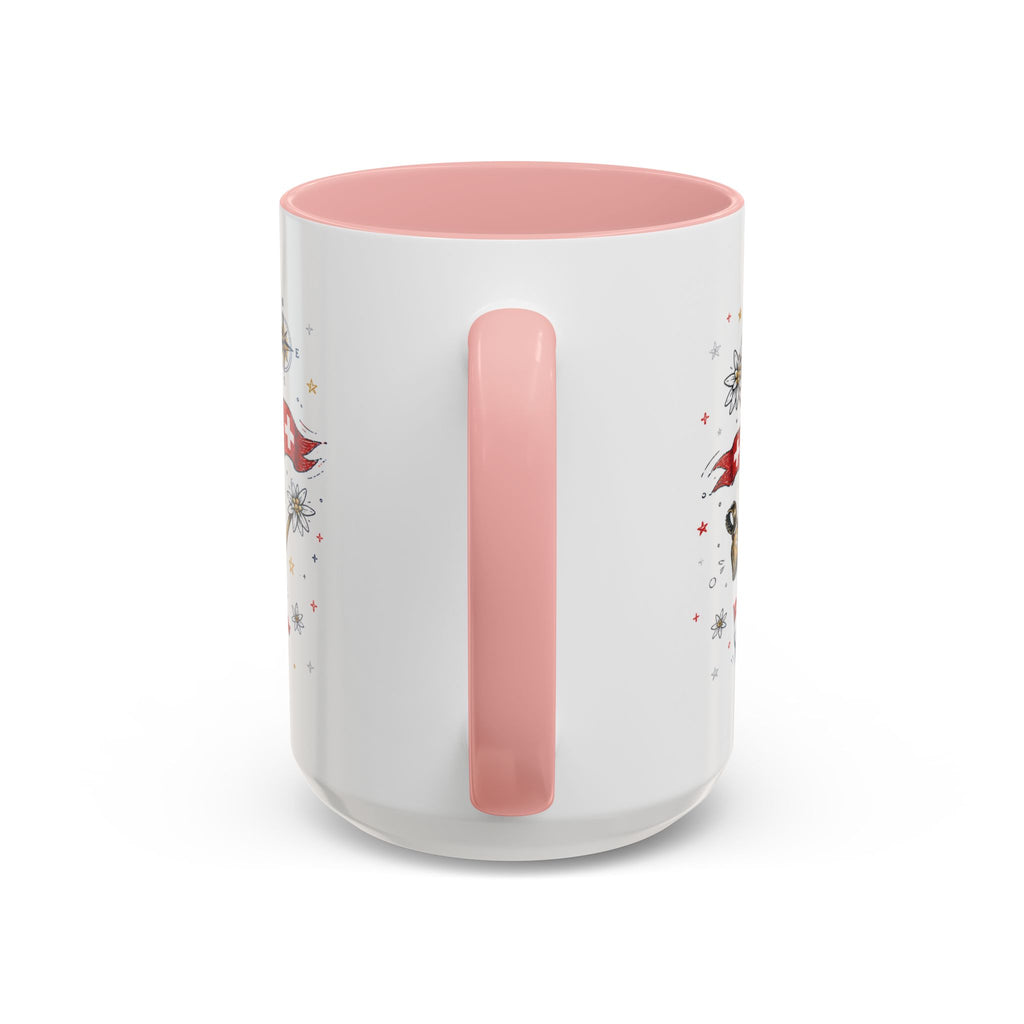 Switzerland Coffee Mug | World Cup Soccer Fan Gift | Accent Color Ceramic 11oz 15oz