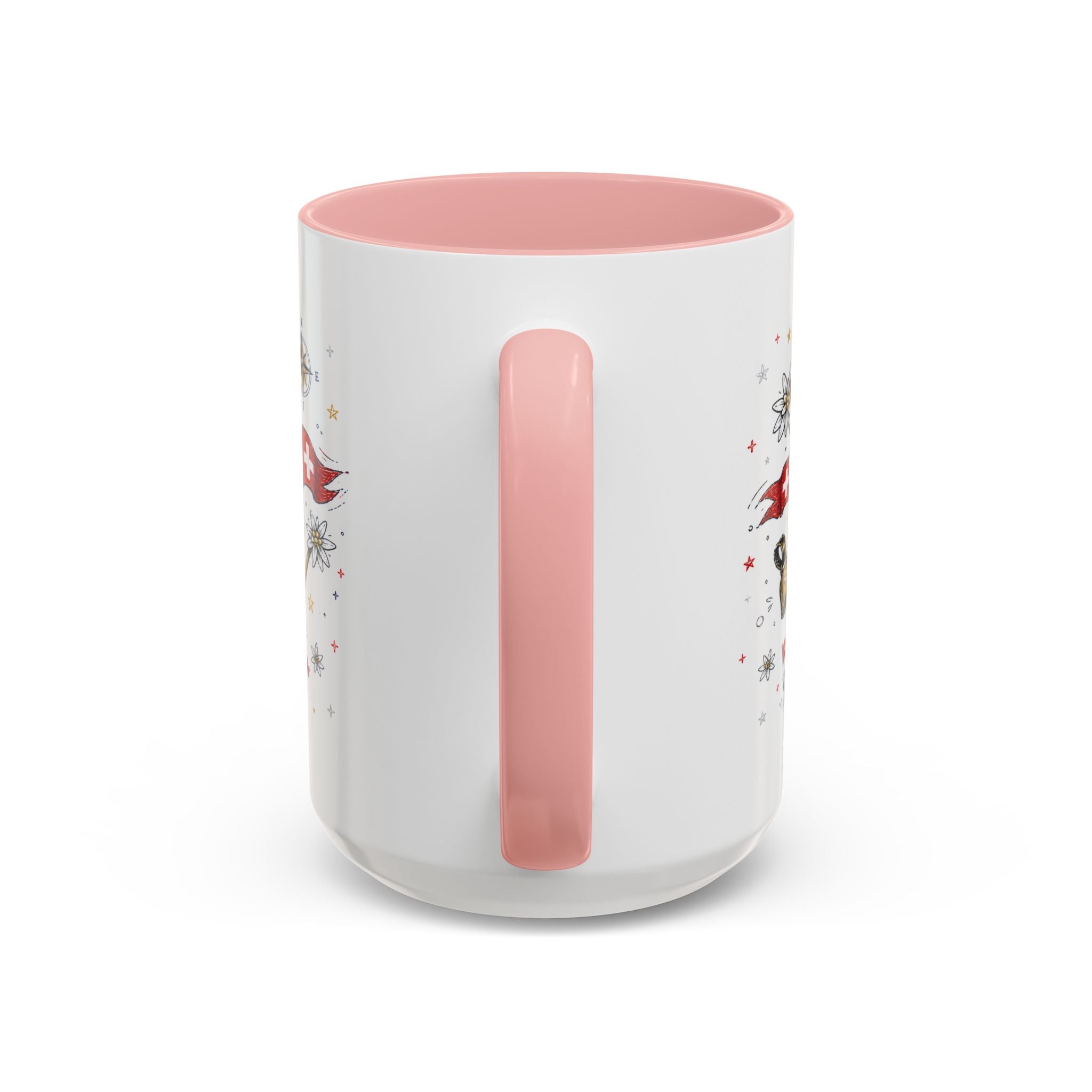 Switzerland Coffee Mug | World Cup Soccer Fan Gift | Accent Color Ceramic 11oz 15oz