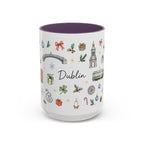 Dublin Christmas Mug | Watercolor City Souvenir, Holiday Travel Gift (11oz/15oz)