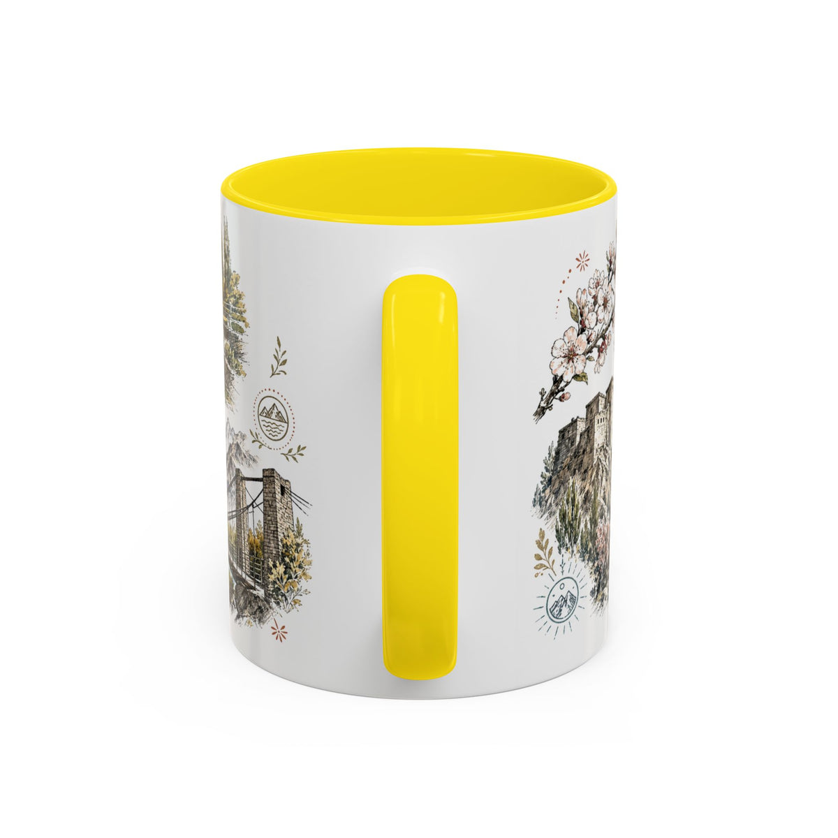 Hunza Valley Mug, Pakistan Travel Souvenir, Bucket List Gift, Accent Ceramic Coffee Mug 11oz 15oz