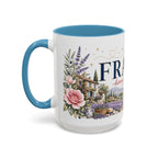 France Home Country Mug | Moving Away Gift | Long Distance Friendship | 11 oz 15 oz Accent Mug