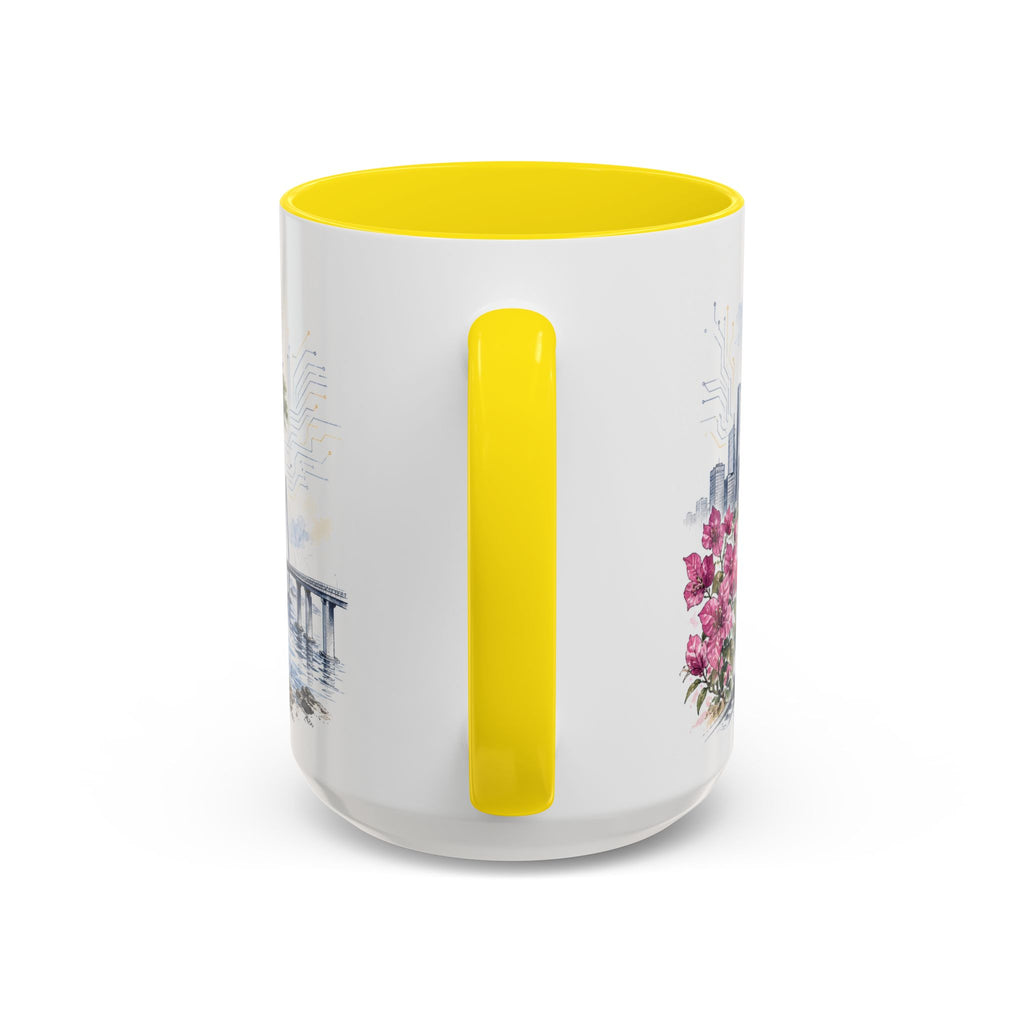 Shenzhen Coffee Mug | China Travel Souvenir | Vintage Illustrated City Gift | 11 oz 15 oz Accent Mug