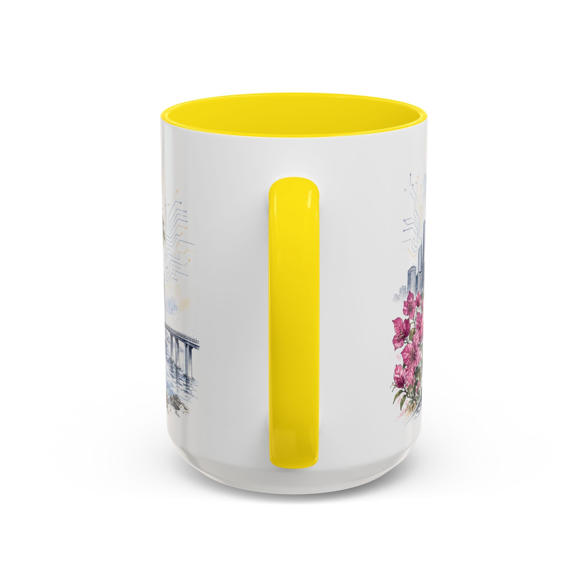 Shenzhen Coffee Mug | China Travel Souvenir | Vintage Illustrated City Gift | 11 oz 15 oz Accent Mug