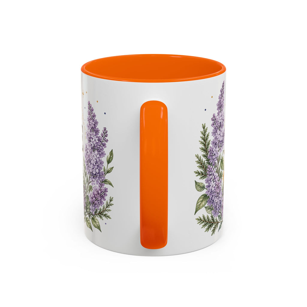 New Hampshire State Map Mug | Botanical Accents, Mountain Landscape Coffee Cup