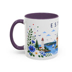 Estonia Coffee Mug | Travel Souvenir Accent Mug | Place Gift Ceramic Cup 11oz 15oz