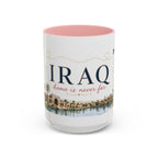 Iraq Home Country Mug | Moving Away Gift | Long Distance Friendship | 11 oz 15 oz Accent Mug