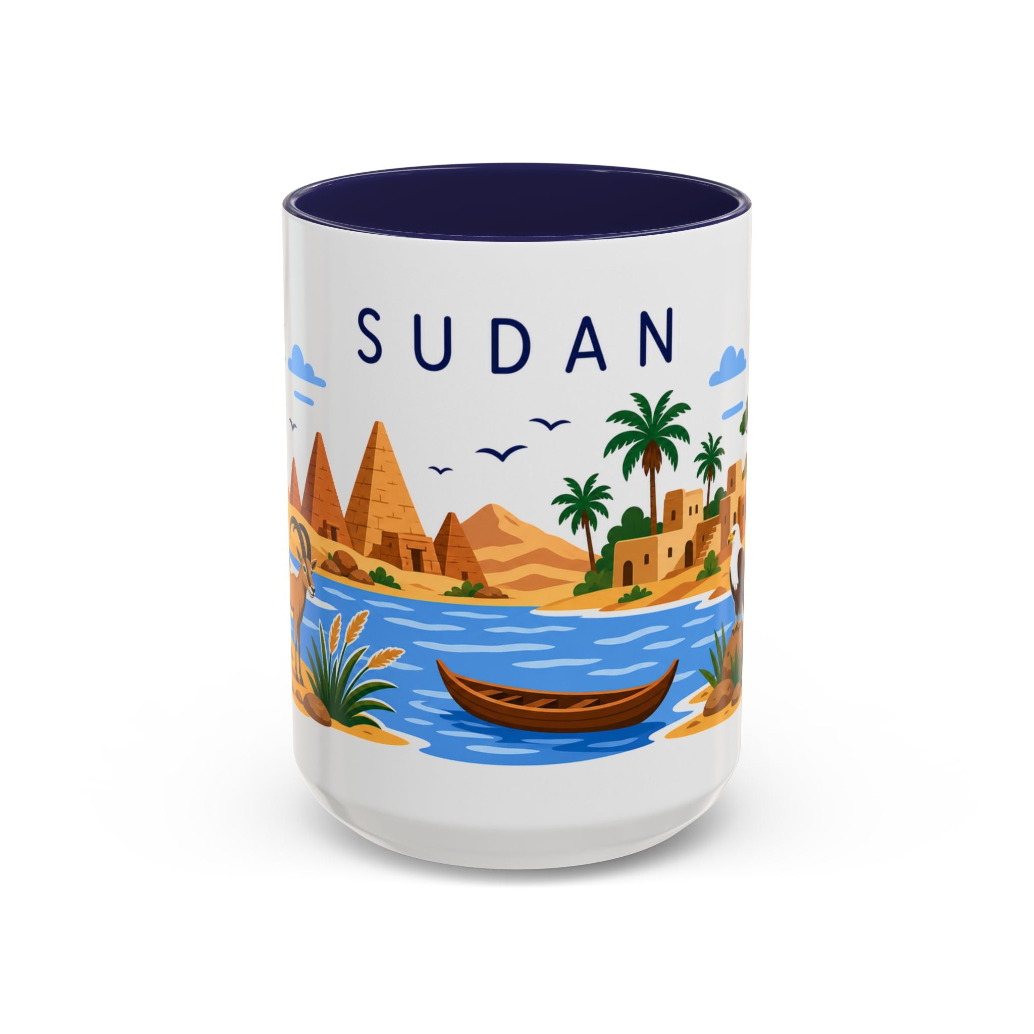 Sudan Home Country Mug | Moving Away Gift | Long Distance Friendship | 11 oz 15 oz Accent Mug