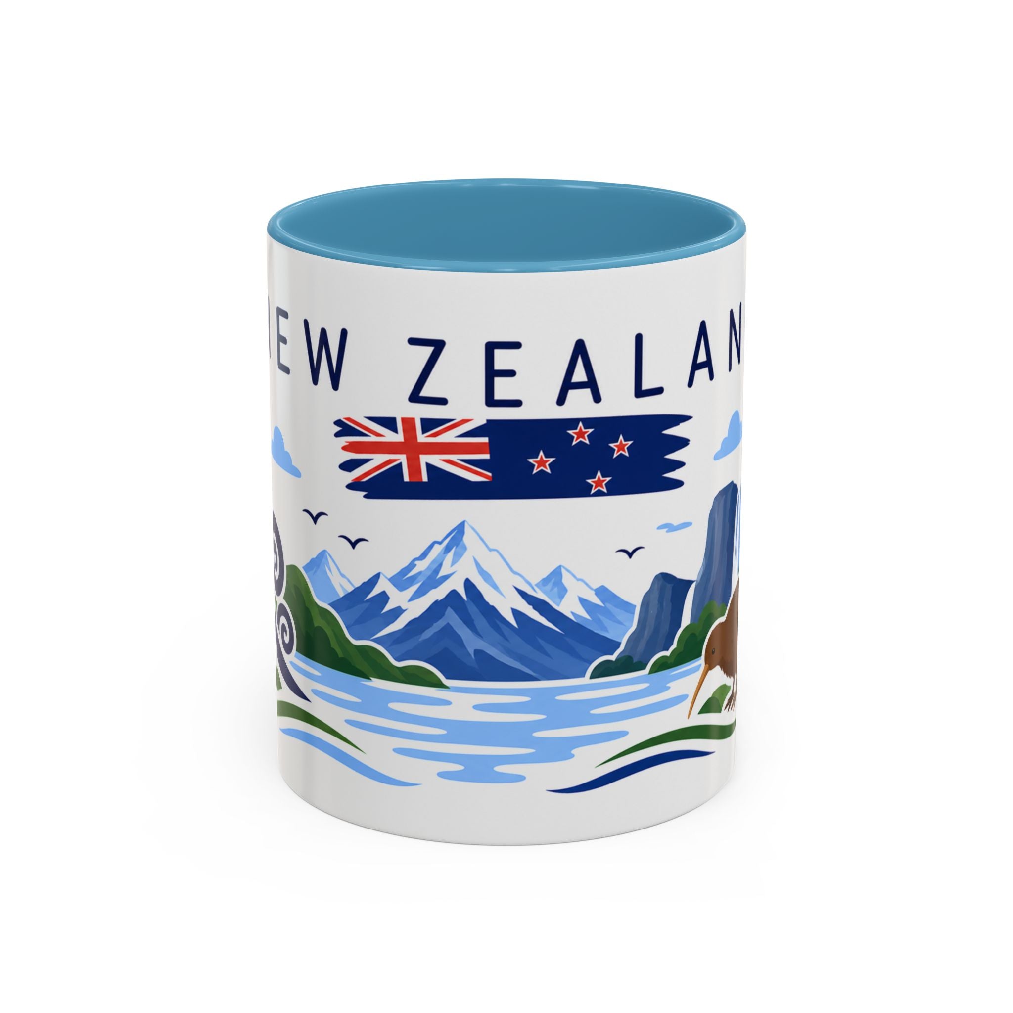 New Zealand Coffee Mug | Travel Souvenir Accent Mug | Country Gift Ceramic Cup 11oz 15oz