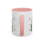 Grandma's Garden Of Love Coffee Mug | Gift From Grandkids | Accent Color Ceramic 11oz 15oz