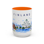Finland Coffee Mug | Travel Souvenir Accent Mug | Place Gift Ceramic Cup 11oz 15oz