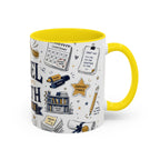 The Tassel Was Worth the Hassle Coffee Mug | Funny Graduation Gift 2026 | Accent Color Ceramic 11oz 15oz