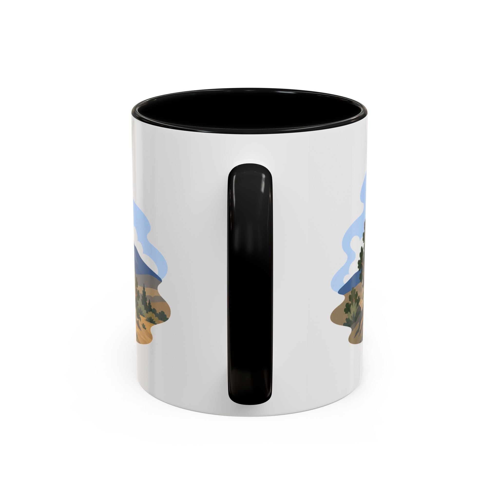 Great Basin National Park Coffee Mug | Solid Color Block Park Souvenir | 11oz 15oz Accent Mug