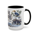 Johor Bahru Coffee Mug | Malaysia Travel Souvenir | Vintage Illustrated City Gift | 11 oz 15 oz Accent Mug