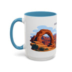 Canyonlands National Park Coffee Mug | Solid Color Block Park Souvenir | 11oz 15oz Accent Mug